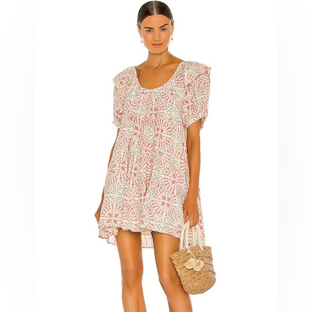 NWOT Cleobella Ferris Mini Dress in Tile Print